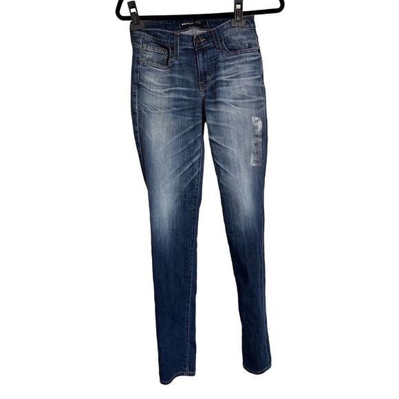 Big Star Jeans Womens SZ 23R Medium Wash Maddie Skinny Faded Denim Bloomingdales